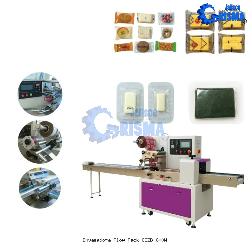 Envasadora Flow Pack GCZB-600W