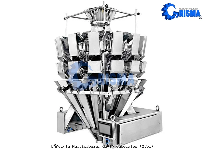 Báscula Multicabezal de 10 Cabezales (2.5L)
