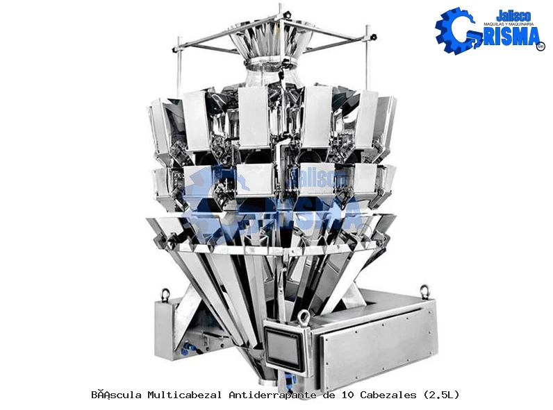 Báscula Multicabezal Antiderrapante de 10 Cabezales (2.5L)