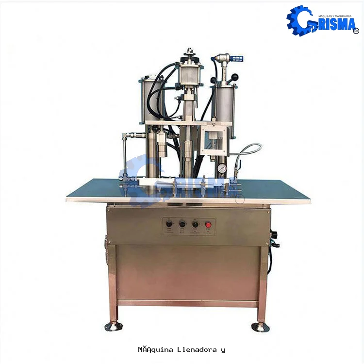 Máquina Llenadora y Selladora de Aerosoles