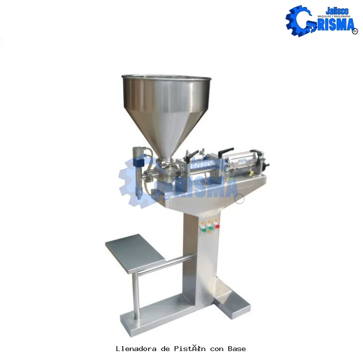 Llenadora de Pistón con Base