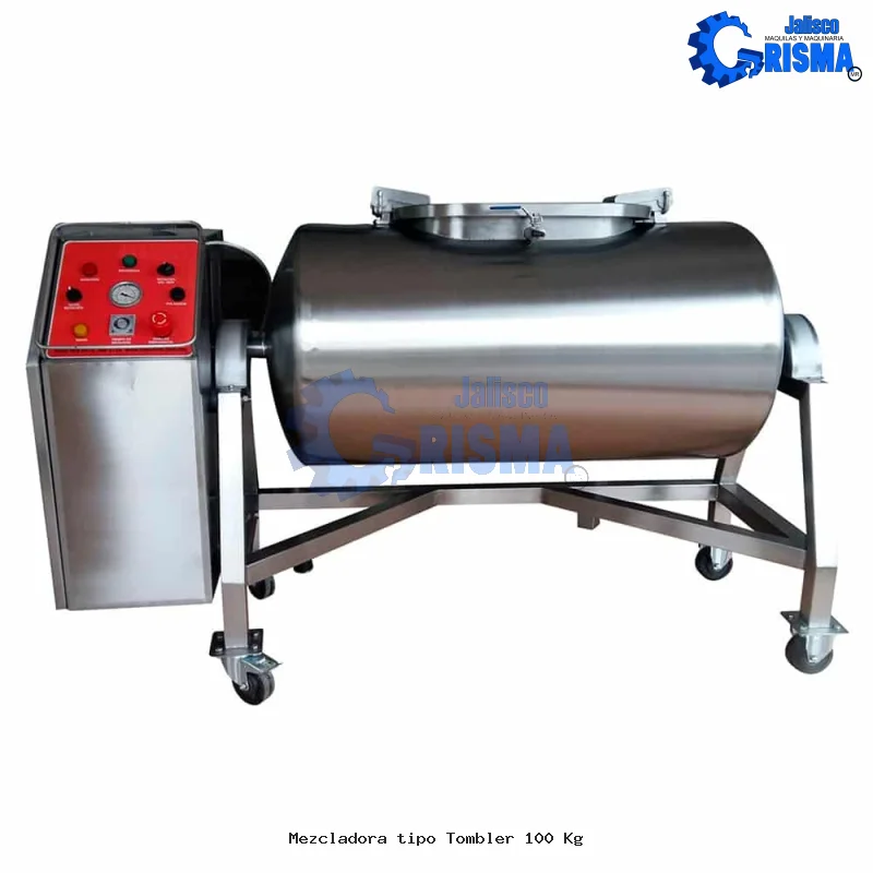 Mezcladora tipo Tombler 100 Kg